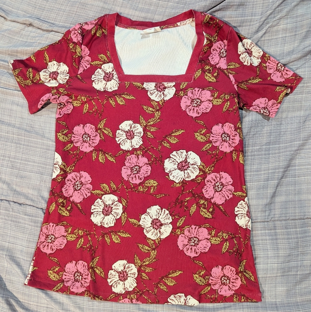 Lularoe Martha Square Neck Tee